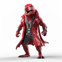 Figura de personaje de cómic 3D de plástico