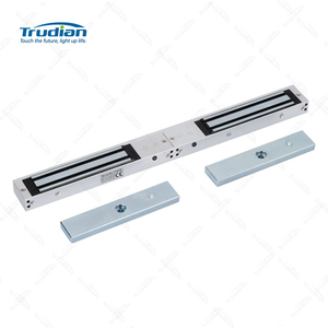 Điện khóa maglock Hệ thống an ninh 280kg 600lbs 12V đôi bằng gỗ cửa kính cửa từ ổ khóa điện từ cho 2 cửa - Product Image 1