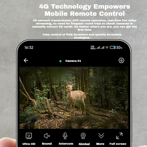 Caméra de chasse extérieure vidéo durable à faible consommation d'énergie solaire 4G réseau complet <span class=keywords><strong>sans</strong></span> électricité <span class=keywords><strong>sans</strong></span> filet - Product Image 4