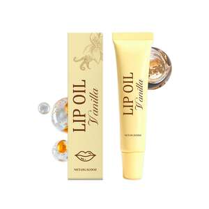 วานิลลา พลัมพ์ ลิป ออยล์ 15 กรัม รับผลิตแบบ OEM แบรนด์ส่วนตัว บำรุงริมฝีปากให้ชุ่มชื้น คอลลาเจน เพิ่มความอวบอิ่ม เงางาม วีแกน - Product Image 1