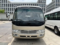 Autobús de Pasajeros Usado de Segunda Mano, Mu-Dan Coaster, 22 Asientos, Motor de Gasolina, Minibús en Venta