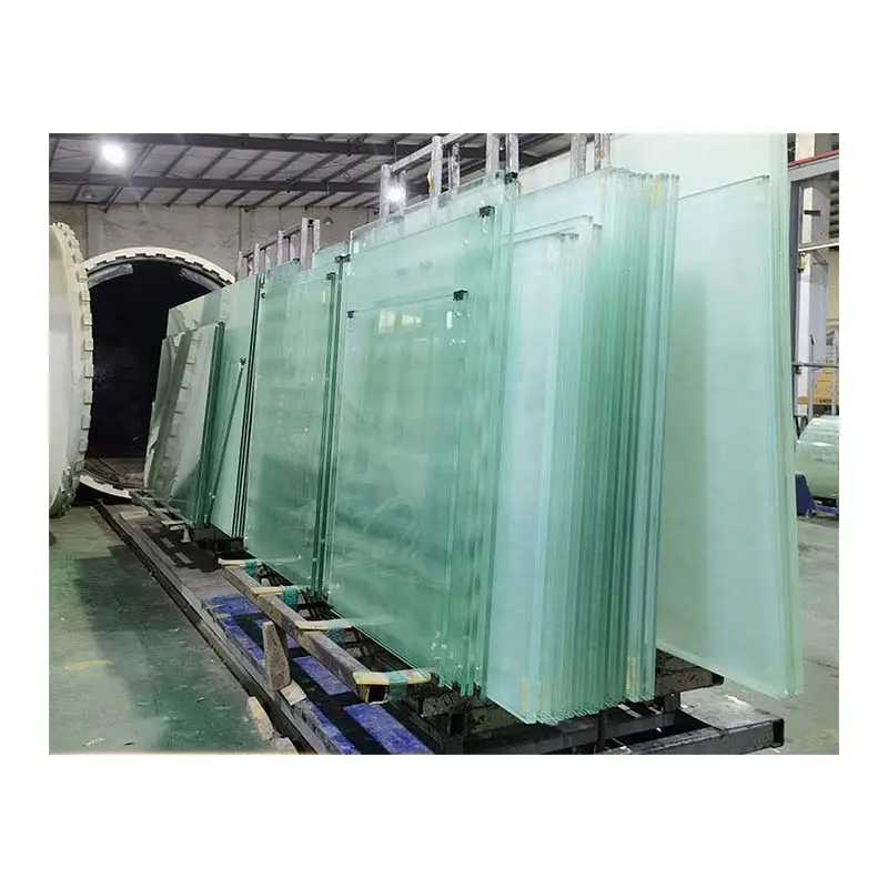 factory direct sale Building Tempered Glass 6- 18mm Glass Panels Railing Fence Clear Panel Glass