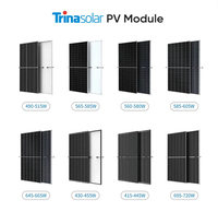 Panneaux solaires Trina TSM-NEG21C.20 550W HJT pliables BIPV N-Type PERC demi-cellules bifaciaux double vitrage haute transmission avec revêtement AR