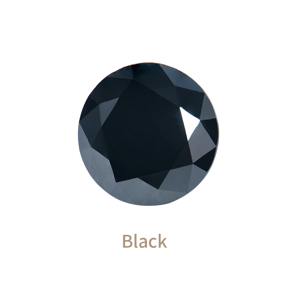 Black Round Brilliant Cut