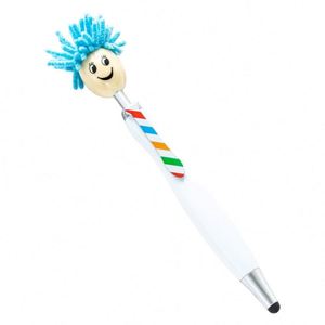 Creative Quirky Plastic Ballpoint <b>Pen</b> Custom Mop Head Design Hot-selling for Kids and Students - Product Image 4