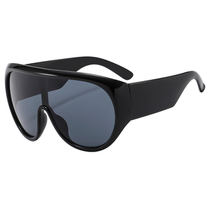 2025 nouveau surdimensionné une pièce pilote lunettes de soleil femmes marque de mode <span class=keywords><strong>grand</strong></span> bouclier lunettes de soleil hommes à la mode luxe extérieur nuances - Product Image 3