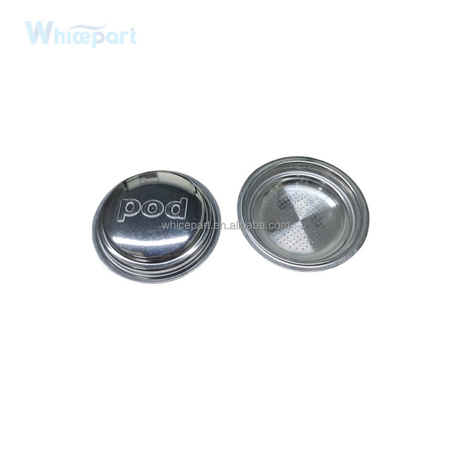 New Product POD Bottomless Coffee Portafilter Double Layer Filter One Cup Coffee Filter Basket for Coffee Machine Parts
