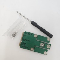 Adaptateur de modem sans fil Mini PCI-E MPCIe vers NGFF M.2 M2 Clé B (sans emplacement pour carte SIM) pour module WWAN 3G 4G LTE