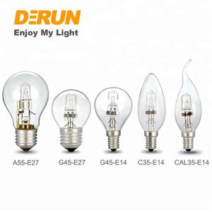 A55 A60 Bombilla halógena de ahorro de energía de vidrio 18W 28W 33W 42W 53W 70W 105W E26 E27 B22 CE, ROHS, BOMBILLA DE LA - Product Image 5