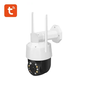 Kamera PTZ Wifi Baru 2022 Tuya Cerdas Luar Ruangan CCTV Keamanan PTZ Kamera 5MP 20x Zoom IP Jaringan Kamera
