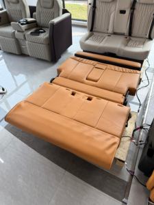 Asiento de coche de carreras de cuero personalizable al por mayor, con respaldo reclinable y convertible a cama plana, para <span class=keywords><strong>camper</strong></span>, sofá modificado - Product Image 2