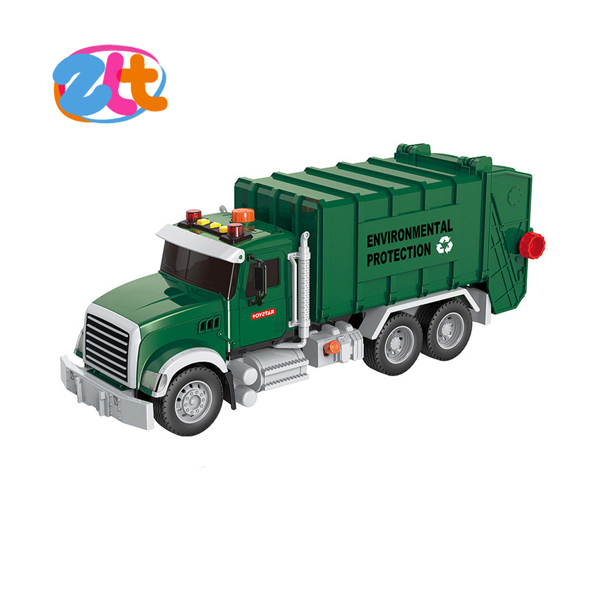 Новейшая модель; Санитарно-зеленый мусоровоз игрушка для детей