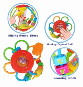 Sonagli per bambini di vendita caldi per campana da letto set regalo giocattolo di plastica lenitivo con palla e suono per attività per bambini piccoli - Product Image 3