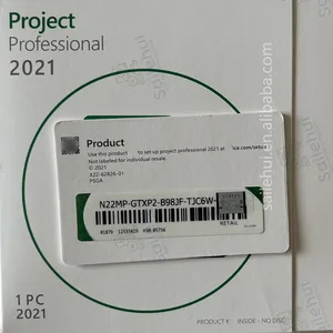 Office Project 2021 Retail 100% Activation en ligne mondiale Project Professional 2021 Proj 21 Outil de gestion de <span class=keywords><strong>projet</strong></span> Chat/Email - Product Image 2