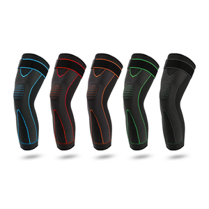 Bán Buôn Tùy Chỉnh Bảo Vệ Hỗ Trợ Yoga Bóng Chuyền Bóng Rổ Thể Thao Bảo Vệ Nylon Đàn Hồi Dài Miếng Đệm Đầu Gối - Product Image 3