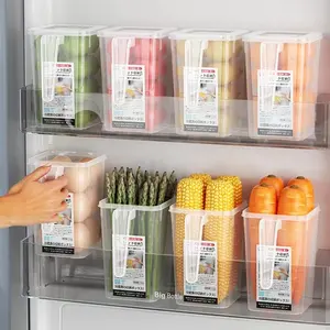 热卖产品2024亚马逊环保1pc冰箱食品储存容器食品罐头储存容器纸箱经典
