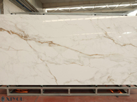 Baldosas Modernas para Piso de 3200*1600 mm, Panel de Piedra de Porcelana Imitación Mármol, Losas de Piedra Artificial Sinterizada, Mesa de Comedor de Piedra Sinterizada