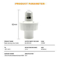 Vente en gros Support de lampe de base E27 intelligent sans fil AC85-265V adaptateur de prise d'ampoule intelligent pour lumière de détection radar à micro-ondes