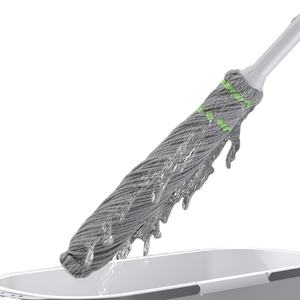 Vente en gros de serpillères à essorage mains libres |   Tête extra large rotative, longue poignée, auto-torsadante, pour l'eau - Product Image 4