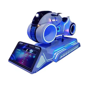 เครื่องเกมแข่งรถมอเตอร์ไซค์สีขาวเสมือนจริงแบบหยอดเหรียญ 9D ราคาดี - Product Image 1