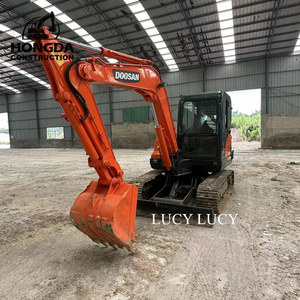 รถขุดขนาดเล็กมือสอง Korea Doosan DX60 น้ำหนัก 5.7 ตัน เครื่องยนต์เดิม มีสินค้าในสต็อก - Product Image 6