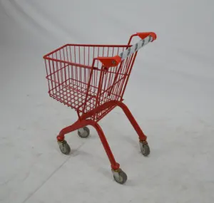 Mini arbeits sparende Supermarkt Kinder einkaufen Push Trolley Cart