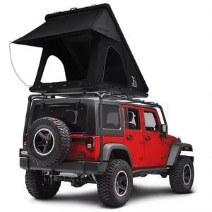 Haute qualité facile à installer <span class=keywords><strong>Camping</strong></span> Triangle aluminium coque dure tente de toit tente de voiture - Product Image 6