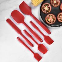 Ensemble de spatules en silicone antiadhésives 6-8 pièces, écologiques, compatibles lave-vaisselle, outils de cuisson et de pâtisserie, accessoires de cuisine, spatule personnalisée