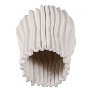 Vaso moderno in porcellana, elegante vaso per fiori stampato in 3D, per soggiorno, decorazione per la casa, pezzo d'accento. - Product Image 6