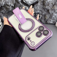 Coque de téléphone magnétique de luxe avec protection d'objectif pour iPhone tous modèles 18 Pro Max 17 16 15 Coque de protection antichoc 14 13