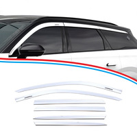 Viseras para Ventanas Moldeadas por Inyección de ABS, Instalación con Cinta Adhesiva, Protectores contra la Lluvia, Deflectores de Ventilación para Chery Tiggo 9 JAECOO J8