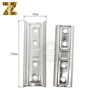 Venta al por mayor de fábrica: Conectores de metal de hierro de 9cm/12cm/13cm (120mm) para muebles, bisagras de unión para sofá y cama con herrajes de conexión cincados.