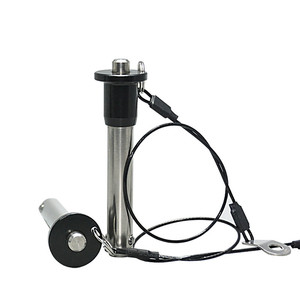 Goupilles de verrouillage à billes de vente chaude poignée en aluminium corps en acier inoxydable réseau de fils goupille à dégagement rapide goupille de verrouillage à billes - Product Image 2