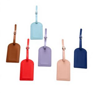 New Leather Travel Suitcase Name Address <b>Id</b> Baggage <b>Tags</b> Oem Passport Holder and Luggage <b>Tag</b> - Product Image 3