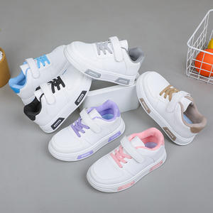 2025 printemps automne enfants chaussures de Sport décontracté garçons baskets nouvelles filles chaussures de course semelle souple fermeture Velcro cuir artificiel - Product Image 2