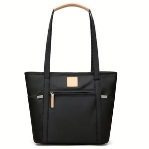 Women'S Summer <b>Medium</b> Size Daily Use Canvas Tote <b>Handbag</b> Floral Pattern Solid Color - Product Image 3