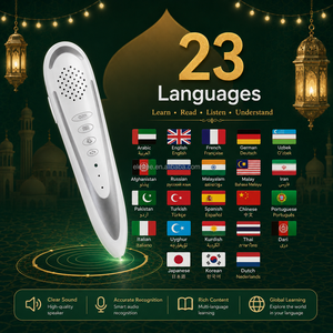 Corán <span class=keywords><strong>Sagrado</strong></span> Tajwiid Personalizado M9 con Impresión en Color Dorado, Traducción al Inglés, Lápiz de Lectura Electrónico, <span class=keywords><strong>Libro</strong></span> Electrónico del Corán en Ruso - Product Image 5