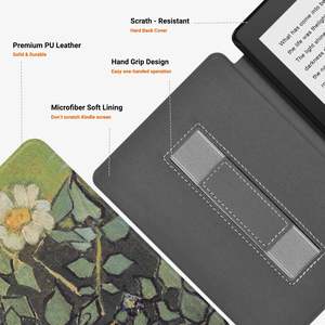 Funda de libro de cuero PU con impresión personalizada, funda inteligente con correa de mano para <span class=keywords><strong>Amazon</strong></span> <span class=keywords><strong>Kindle</strong></span> Colorsoft y <span class=keywords><strong>Kindle</strong></span> Paperwhite 6 12th Gen 7' - Product Image 5