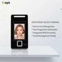 Control de Acceso y Asistencia con Reconocimiento Facial 3D y Huella Dactilar EY-K6, Impermeable, WiFi, TCP, Reinicio, Software Gratuito, SDK, Logotipo OEM