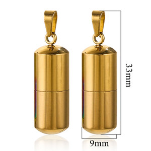 Llavero de Acero Inoxidable con Cápsula para <span class=keywords><strong>Perfume</strong></span>, Estilo Europeo y Estadounidense, Ideal para Fiestas - Product Image 3