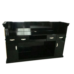 CT034 Escritorio de recepción minimalista Mostrador de recepción de madera moderno Mesa de recepción - Product Image 4