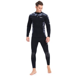 <span class=keywords><strong>Neopreno</strong></span> con cremallera frontal para hombre, traje de buceo de <span class=keywords><strong>2MM</strong></span>, dos piezas - Product Image 2