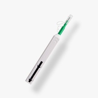 Stylo de nettoyage de fibre optique 2,5 mm à un clic pour connecteurs SC FC ST et adaptateurs de ferrule – 800 nettoyages – Outil de nettoyage des extrémités de fibres optiques