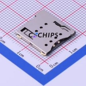 SMO-1511B-P6 SIM Card Connector SMD Connector Self-Return Type Micro SIM Card Card Holder With Card Detection - Product Image 2