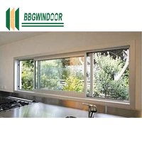 Lukliving, ventanas de vidrio de aluminio de vidrio de doble con malla de acero inoxidable, gran oferta, ventana corredera de aluminio con rotura térmica