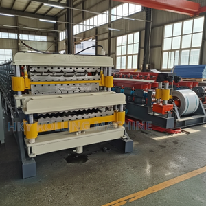 Nouvelle conception de machine de formage automatique de tuiles à triple couche, machine de formage de tuiles en acier galvanisé Tr5 Waves - Product Image 1