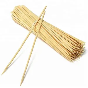 Espeto de Carne De bambu Descartáveis Rodada da Sharp Assar Marshmallow Algodão Doce Floss Vara de Bambu