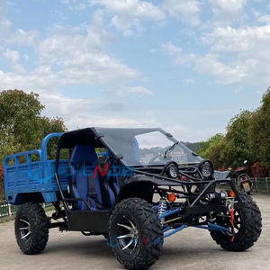 4x4 cinese grande ruota fuori strada 2 + 2 carrello da Golf elettrico alimentato a batteria 4 posti moderno Club di caccia auto Jeep prezzo - Product Image 3