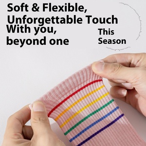 Calcetines <span class=keywords><strong>de</strong></span> yoga <span class=keywords><strong>de</strong></span> punto antideslizantes Two Wolves para mujer, deportivos <span class=keywords><strong>de</strong></span> ballet, <span class=keywords><strong>de</strong></span> algodón <span class=keywords><strong>de</strong></span> tubo medio, con agarre en el puño absorbente <span class=keywords><strong>de</strong></span> sudor - Product Image 3