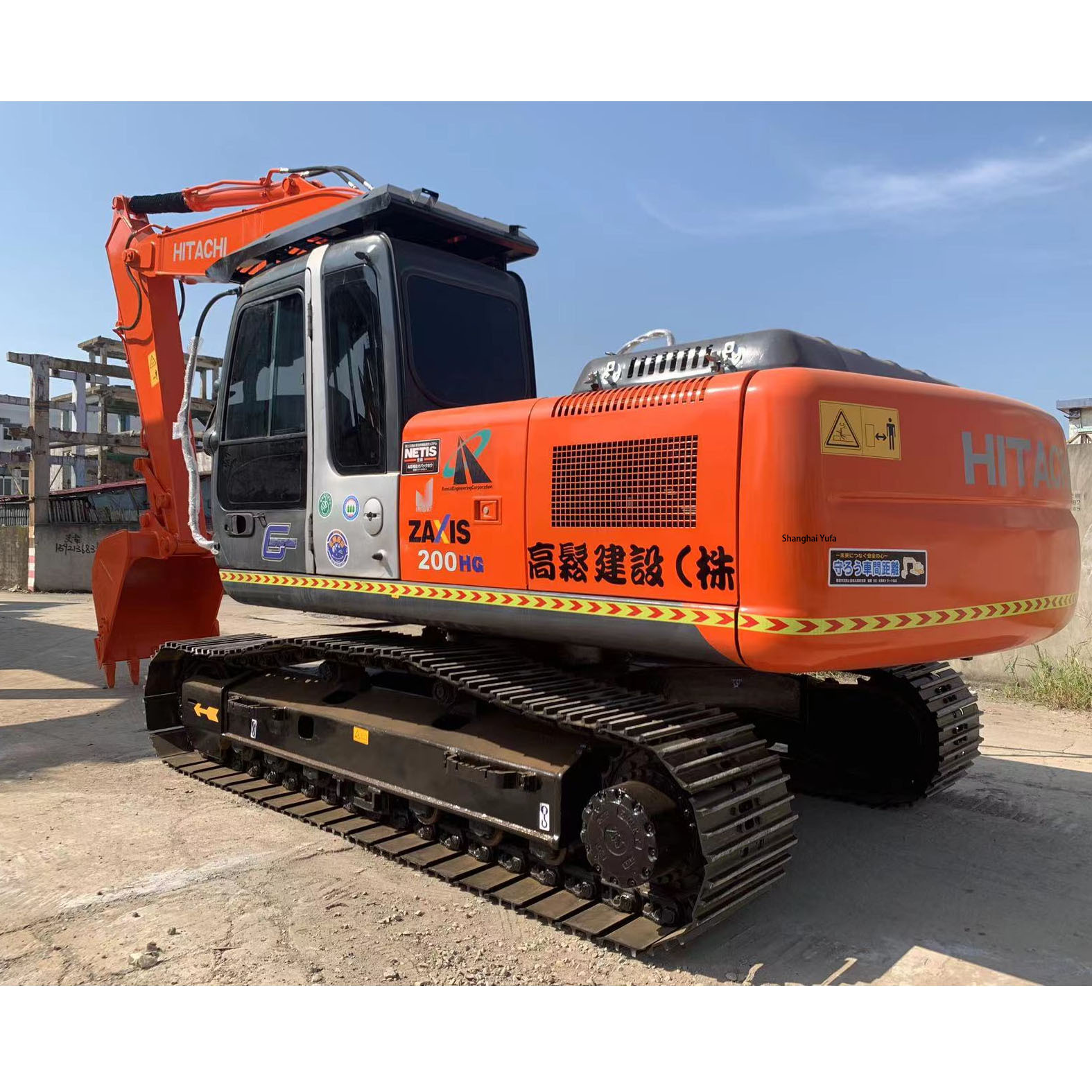 2023 Year Second Hand Hitachi Zx200 Excavator in Good Condition